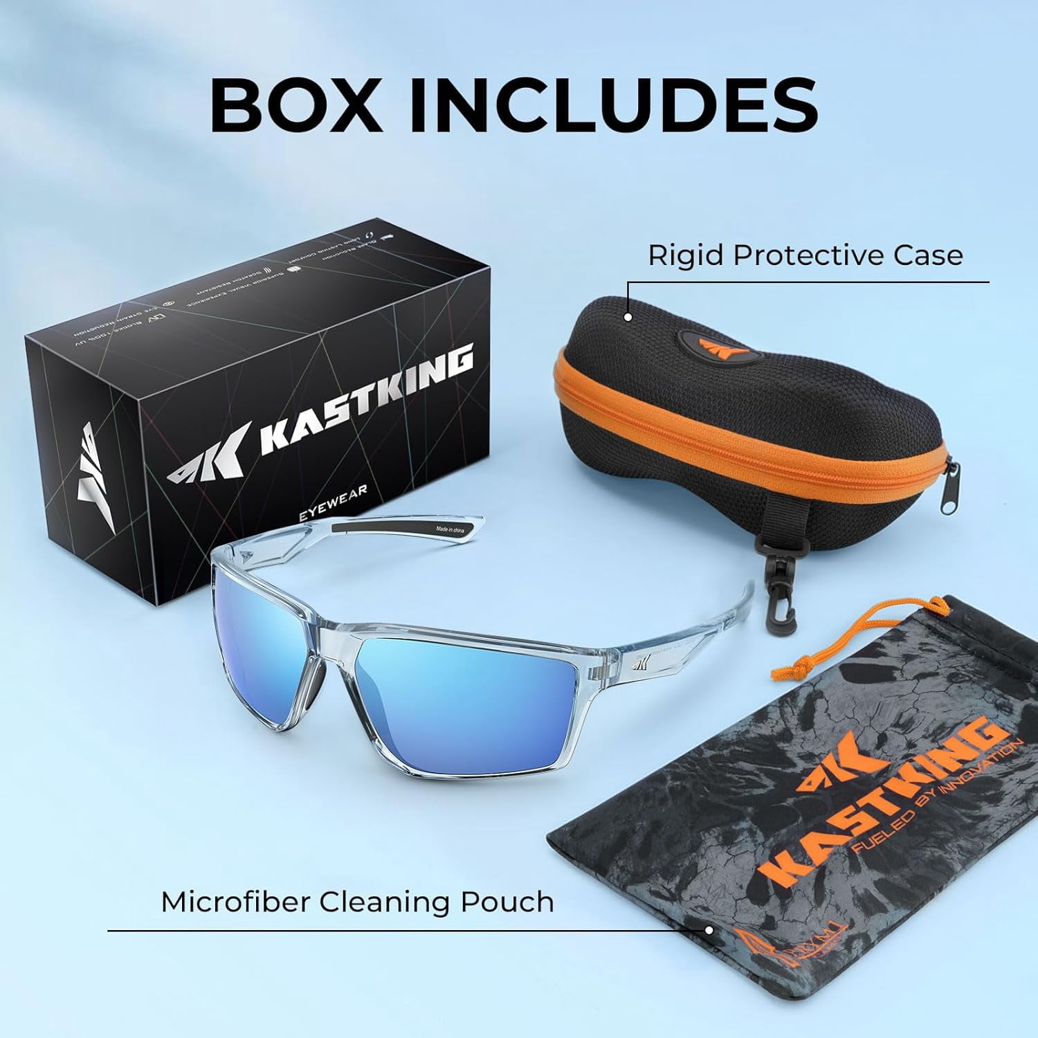 KastKing Polarized Sport Sunglasses, UV Protection Osage