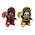 thumbnail image 2 of kusrkot 2 Pieces Sichuan Opera Face Changing Doll Pendant Crafts for Spring Festival Red Gold, 2 of 9