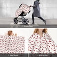 thumbnail image 6 of Car Seat Cover Baby, Chili Baby Car Seat Cover for Baby Boys Girls Newborn , Infant Car Seat Canopy Cover Nursing Breastfeeding Cover Warm Blanket, 6 of 7