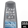 thumbnail image 1 of Dove Men Care Hydration Fuel 2 in 1 Shampoo and Conditioner, 1 of 8