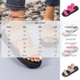 thumbnail image 3 of Women's Elastic Knit Double-Strap Platform Sandals, Open-Toe Slingback Mid-Heel Shoes, Comfortable All-Match Summer Footwear, 3 of 6