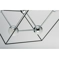 thumbnail image 5 of Et2 E20443-BKPC Ion 7 Light 22" Wide Led Abstract Chandelier - Black, 5 of 7