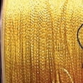 thumbnail image 2 of The Ribbon People Yellow Designer Braided Wire Craft Ribbon 0.05" x 273 Yards, 2 of 2