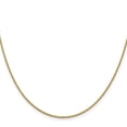 thumbnail image 2 of Auriga Fine Jewelry 14K Yellow Gold 1.4 mm Forzantine Cable Chain Necklace for Women 22", 2 of 7