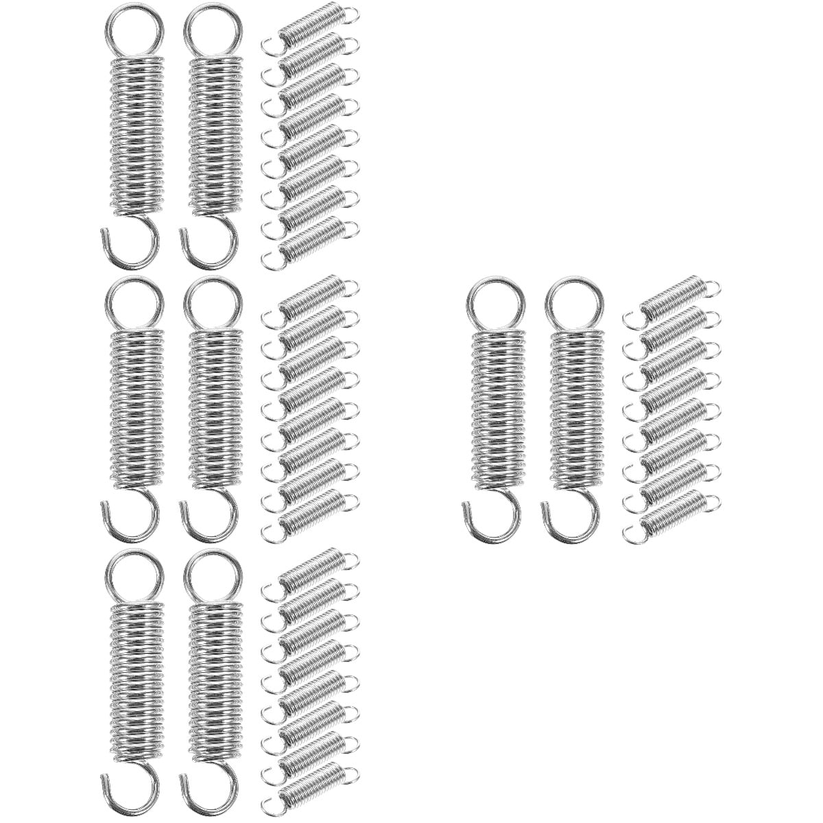 MACHSWON 5Pcs Extension Spring,Extension Spring Assortment Kit Wire Dia 004od 039free Length 236stainless Steel Springssmall Spring Assortment For Home Repairs Machinery Construction