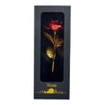 thumbnail image 1 of Langgg Lovely Valentines Rose Realistic Vivid Flower In Clear Window Box Romantic Gift Durable Engagement, 1 of 6