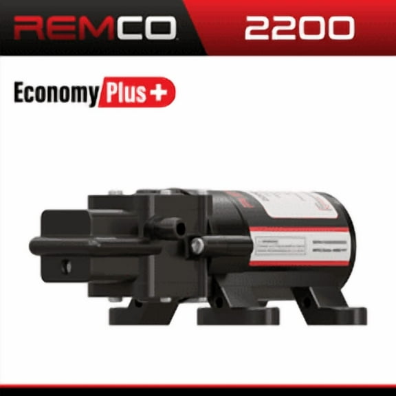 Remco Self-Priming Demand Pump, 1.0 GPM, 12 VDC, 40PSI, 18 AWG | 2240-1B1-10E