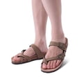 thumbnail image 5 of Comwarm-zapatillas de ante para hombre y mujer, zuecos con plantilla de corcho, sandalias con soporte de arco, toboganes de playa al aire libre, zapatos para el hogar, 5 of 5