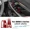 RHD red carbon, variant on Real Soft Carbon Fiber For BMW 5 Series i5 G60 G61 G68 2024 2025 Car Window Switch Panel Front Door Protector Sticker LHD RHD.