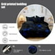 thumbnail image 5 of Conjunto de funda nórdica de tres piezas azul con pluma, conjunto de funda nórdica de tres piezas de ropa de cama, 5 of 6