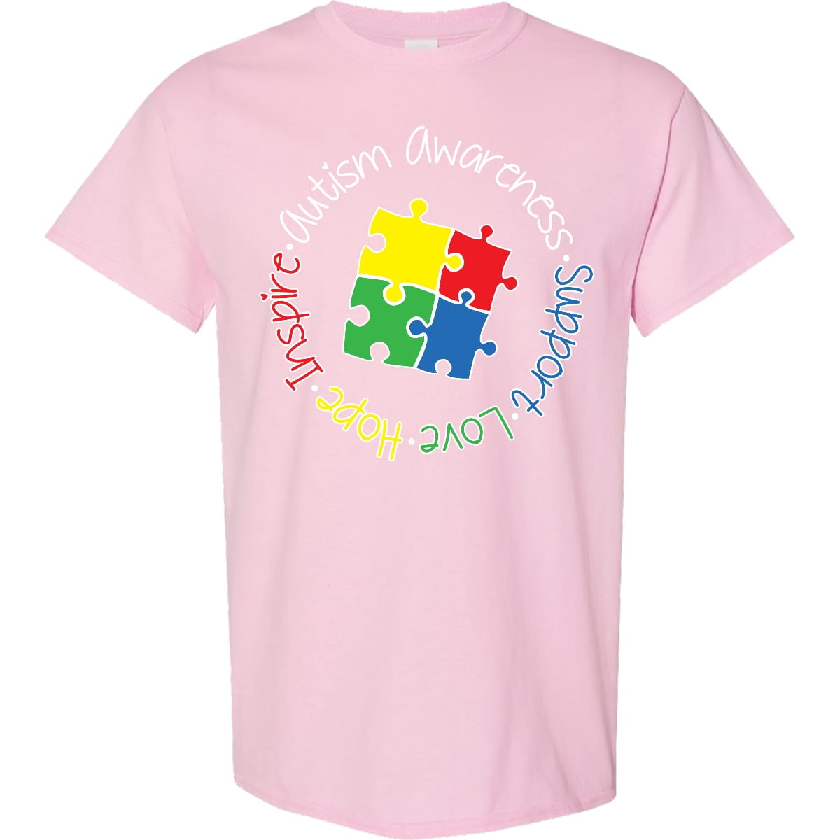 Inktastic Autism Awareness Circle T-Shirt
