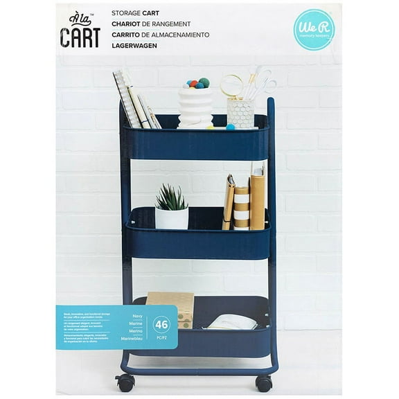 We R Memory Keepers A La Cart Storage Cart-Navy