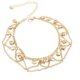 thumbnail image 1 of 1 tobillera (dorada) con cadena para tobillo, colgante chapado en onda con campanas, sandalia, pulsera de tobillo, cadena para pies para mujeres y niñas Sincero Electrónica, 1 of 5