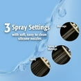 thumbnail image 5 of Keeney K720CP Stylewise 3 Function Handheld Shower Head, Polished Chrome, 5 of 6