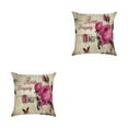 thumbnail image 3 of Maytalsory Easy To Change Flowers Pillowcase Addition To Home Decor Polyester Decorative Pillow Cushion Covers Soft Durable kztym001-1 2Set, 3 of 6