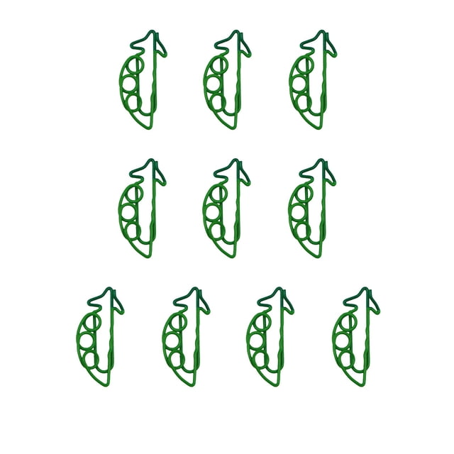 Fiudx Clips de Papel Bonitos, Diseño de Fruta de Metal, Decoraciones Brillantes y Divertidas, Útiles de Oficina, Fáciles de Usar, Juego de 10 Piezas, Perfectos para Regalar, Tamaño 5 X 5 Cm.
