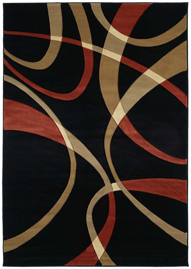 United Weavers Contours Area Rug 51021329 LaChic Terracotta 2' 7" x 7' 4" Rectangle