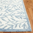 thumbnail image 3 of SAFAVIEH Jardin Zahara Floral Runner Rug, Ivory/Blue, 2'3" x 8', 3 of 11
