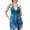 Blue, variant on Zpanxa Conservative Tankini Swimsuit Set, Women's High Waisted Two Piece