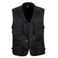 thumbnail image 1 of Men's Fishing Vest Work Vest Zipper With Pockets XL, 1 of 7