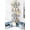 Silver Gray, variant on Shower Caddy Tension Pole: 4-Tier Rustproof Bathroom Corner Shelf Organizer for Renter - No Drill Large Shampoo Storage Rack - Adjustable 47-121" - Space Saving Bathtub Accessory - Silver Gray