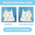 thumbnail image 3 of 144Pcs Christmas Window Clings Snowflakes Window Decals Static Window Stickers for Christmas Decorations Window Décor Ornaments Xmas Party Supplies Thanksgiving Party Décor (8 Sheet), 3 of 6