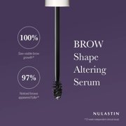 NULASTIN Eyebrow Serum for Thicker Looking Brows - BROW Shape Altering Serum - Reduce Shed & Encourage Fuller, More Youthful-Looking Brows - With Keratin & Peptides 0.1 Fl Oz