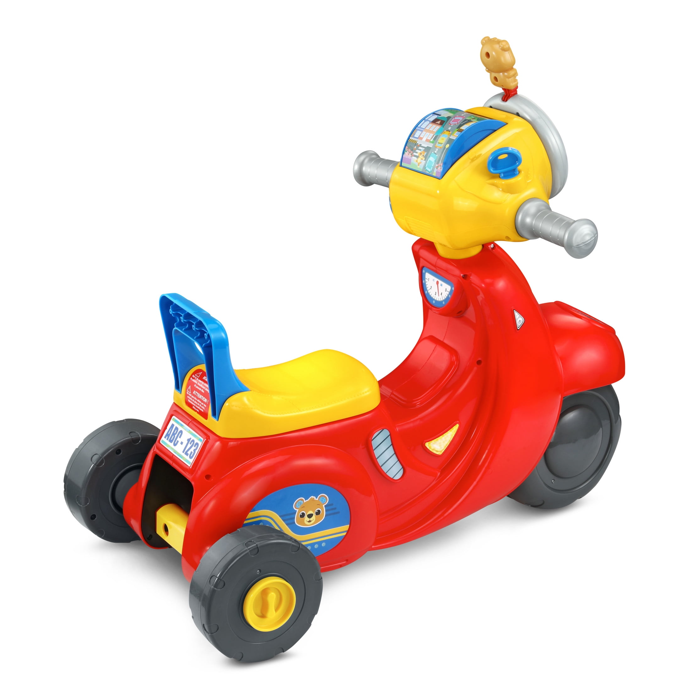 VTech 2-in-1 Map & Go Scooter, Battery Powered Ride-On, Baby and Toddler Toys