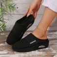 thumbnail image 5 of Womens Slip on Sneakers Open Back Shoes Comfort Walking Shoes Breathable Slippers Closed Toe Slides, 5 of 5