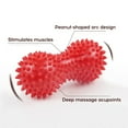 thumbnail image 3 of Pelota de masaje puntiaguda de cacahuete de PVC para ejercicios de finura al aire libre e interior Eccomum Rojo, 3 of 5