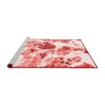 thumbnail image 2 of Ahgly Company Machine Washable Indoor Rectangle Abstract Red Modern Area Rugs, 8' x 12', 2 of 4