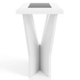thumbnail image 3 of Furniture of America Avens Contemporary Wood Geometric Sofa Table in White, 3 of 4
