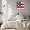 thumbnail image 3 of Canvas Print Wall Art Oil Paintings American Patriotic Stars Stripe on Wooden Picture Prints Artwork for Living Room Kitchen Bathroom Bedroom,Stretched and Framed Ready to Hang,Vintage USA Flag, 3 of 9