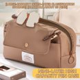 thumbnail image 3 of Maillard Style Large Capacity Multi-functional Pouch, for Campus Study Office Daily Organization, Expandable Stationery Storage Pencil Bag, 3 of 3