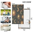 thumbnail image 6 of Yayeee 100% Cotton Hand Towels for Bathroom 16" x 28" Soft Absorbent Kitchen Towel, Sun Moon and Stars Pattern, 6 of 7
