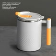 thumbnail image 3 of Tasse à Café Isolée en Acier Inoxydable 450ml Design Élégant Bureau École Maison, 3 of 8