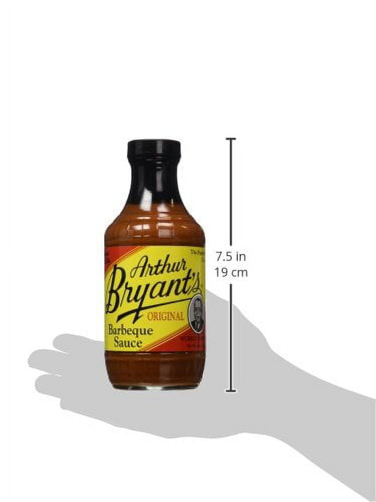 (3 pack) Arthur Bryant's Original Barbeque Sauce, 18 oz - Low Fat & No Cholesterol