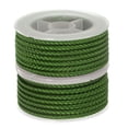 thumbnail image 1 of Unique Bargains 2 Packs Nylon Thread Twine Beading Cord 4mm Extra-Strong Braided Crafting String 3.2M/10.5 Feet, Army Green, 1 of 7