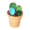 thumbnail image 1 of Cuchara medidora de cerámica de Cactus creativa, cuchara medidora para hornear, cuchara medidora de azúcar de cerámica para el hogar y la cocina, cuchara pequeña con Base, 1 of 2
