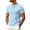 Light Blue_#02, variant on Sewkxo Crewneck Tshirts Men Plain T Shirts Relaxed Fit Basic Tees Soft,White 2XL