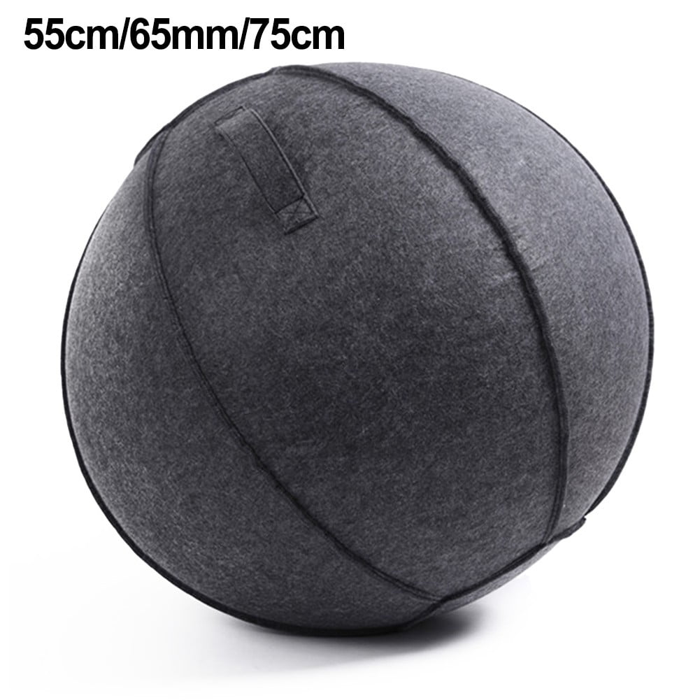 Splihome Felt Yoga Ball Cover Exercise Ball Cover 55Cm 65Cm 75Cm Foldable，75Cm