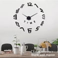 thumbnail image 3 of 31-47-Inch Number DIY 3D Wall Clock Quartz Home Office Decoration Art Clock, 3 of 9