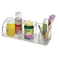 thumbnail image 4 of iDesign Med+ Medicine Cabinet and Vanity Organizer with 3 Compartments, Clear, 9" x 3" x 2", 4 of 5