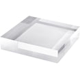 thumbnail image 1 of CiaoHER 2in Thickness Solid Acrylic Cube Display Block Clear Polished Pedestal Stand Riser Solid Base 2'' x 10" x 10", 1 Pack, 1 of 2