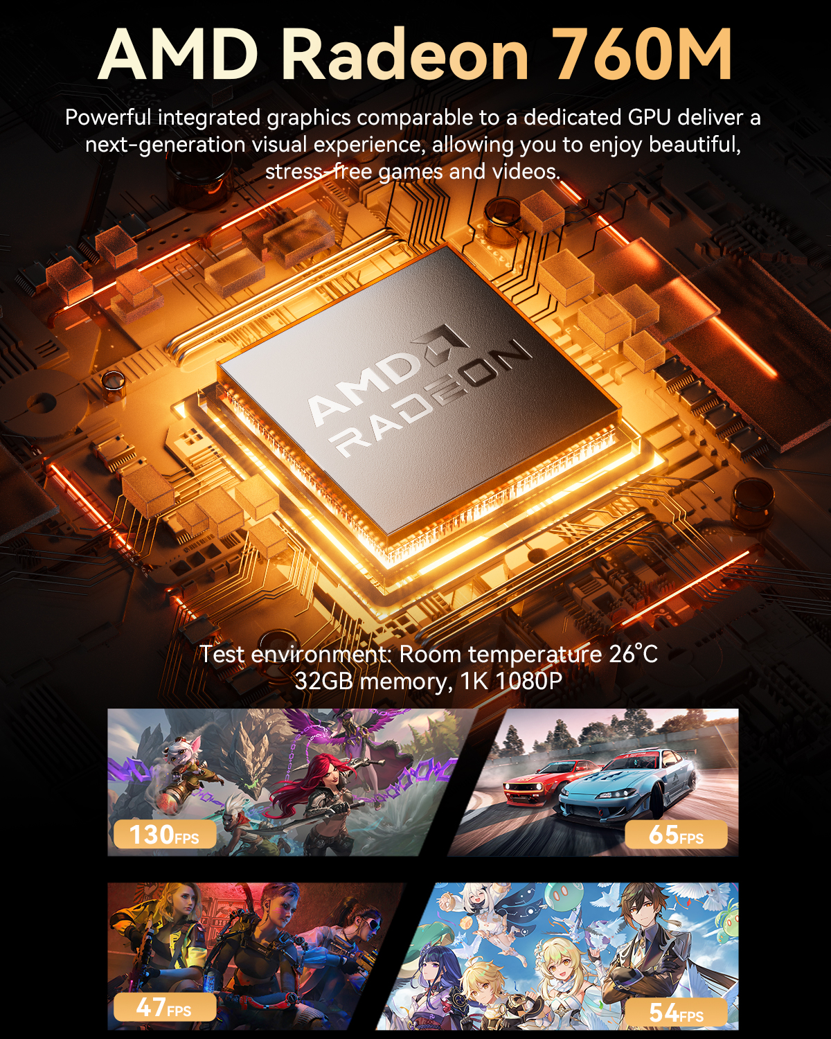 GMKtec Mini Gaming PC, AMD Ryzen 5 7640HS(up to 5.0GHz) , 16GB RAM 1TB SSD, Desktop Mini Computers, NucBox M6 Ultra Mini PC