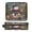 Snowman and Gift Box, variant on Hair Tool Organizer Bag with Heat Resistant Mat Removable Travel Storage Case for Hot Air Brushes Curling Irons Deep Indigo Snowflakes