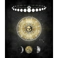 thumbnail image 2 of Jeffries, Oliver 12x14 Black Ornate Wood Framed with Double Matting Museum Art Print Titled - Zodiac Sun II, 2 of 4