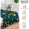 thumbnail image 6 of Yibo Food French Fries Hamburger Super Soft and Cozy Flannel Blanket for Kids All Seasons Blanket for Home Decoration Couch Sofa for Small for Boys Girls, 6 of 6