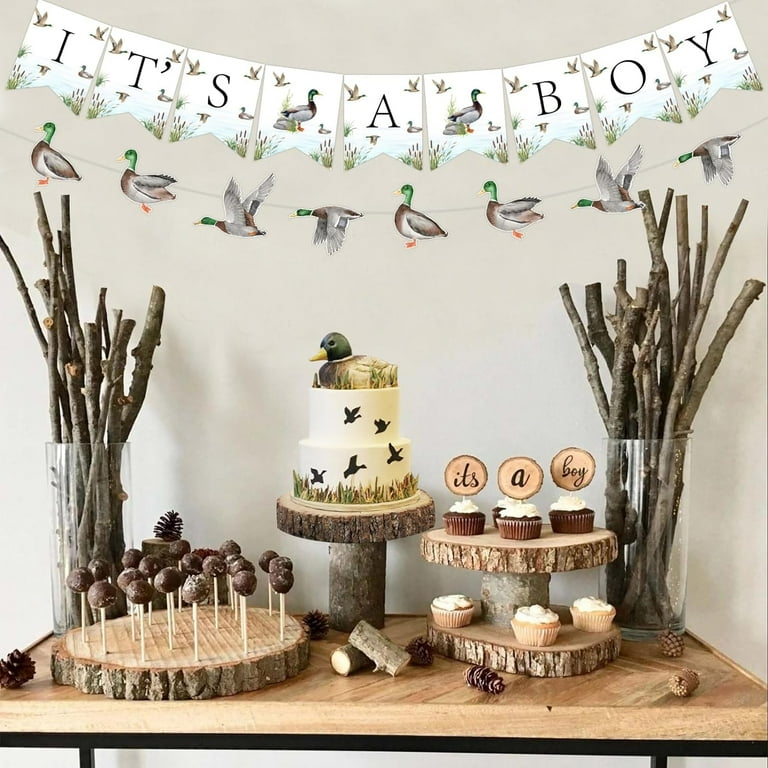 Birthday Party Baby Shower Cake Table Decor Balloon Nautical Theme