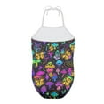 thumbnail image 2 of FOR U DESIGNS Fashion Girls Halter Swimsuit Size 7-8T Hippie Mushroom Stars Summer Beach Swimwear Lightweight Off Shoulder One Piece Bathing Suit, 2 of 6